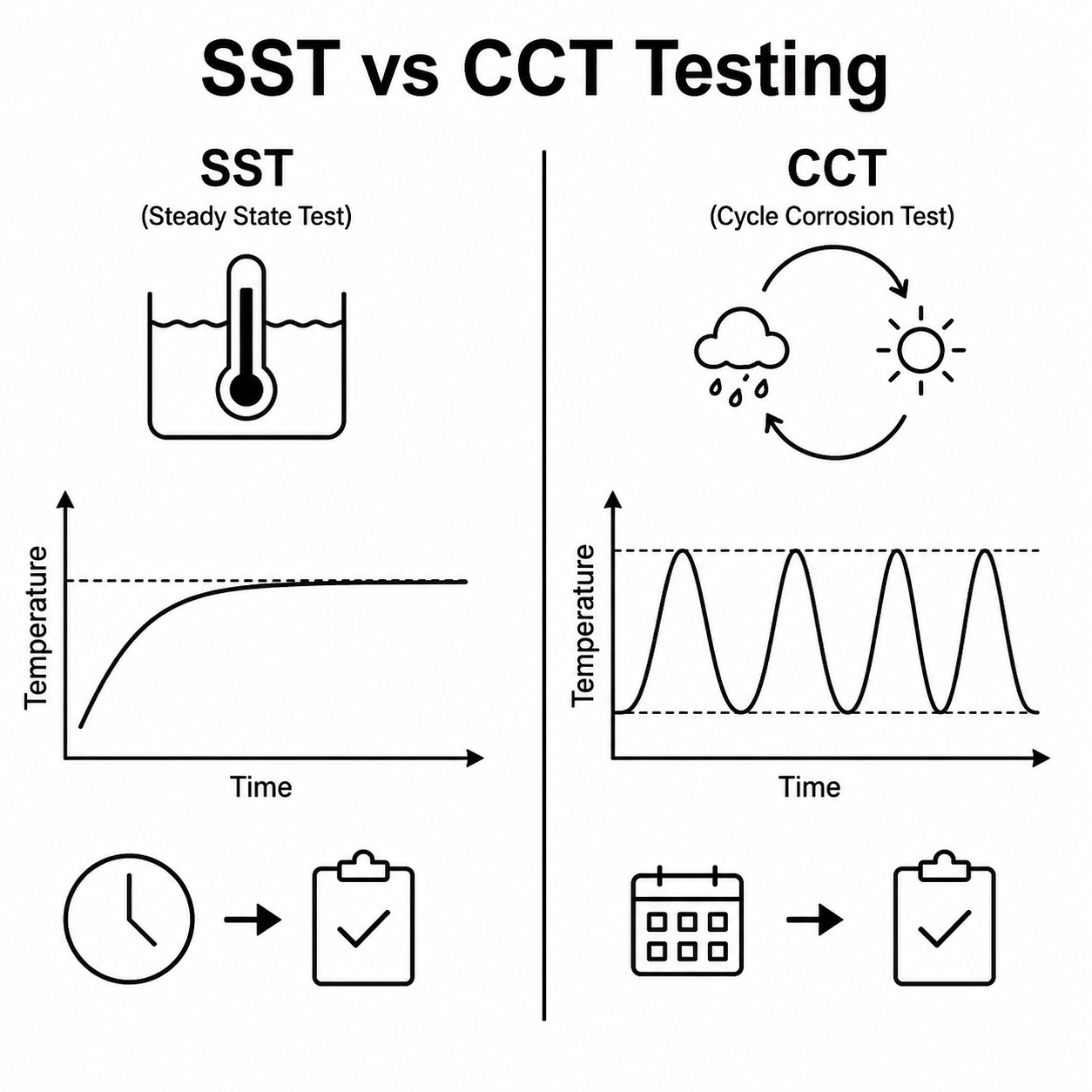 SST vs CCT Testing